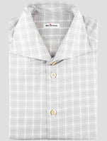 Kiton Gray Cotton Shirt