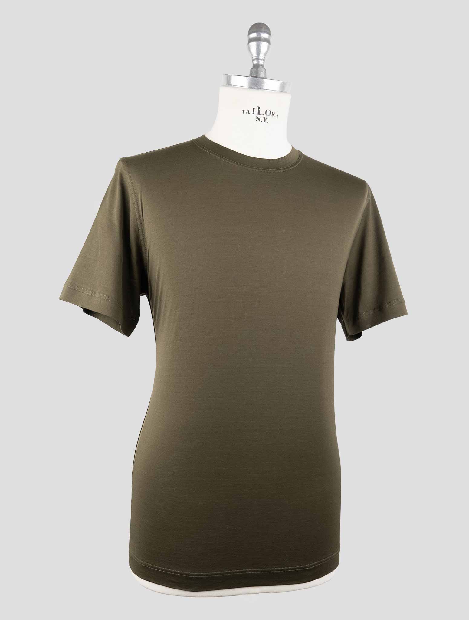 Kiton Green Cotton T-Shirt