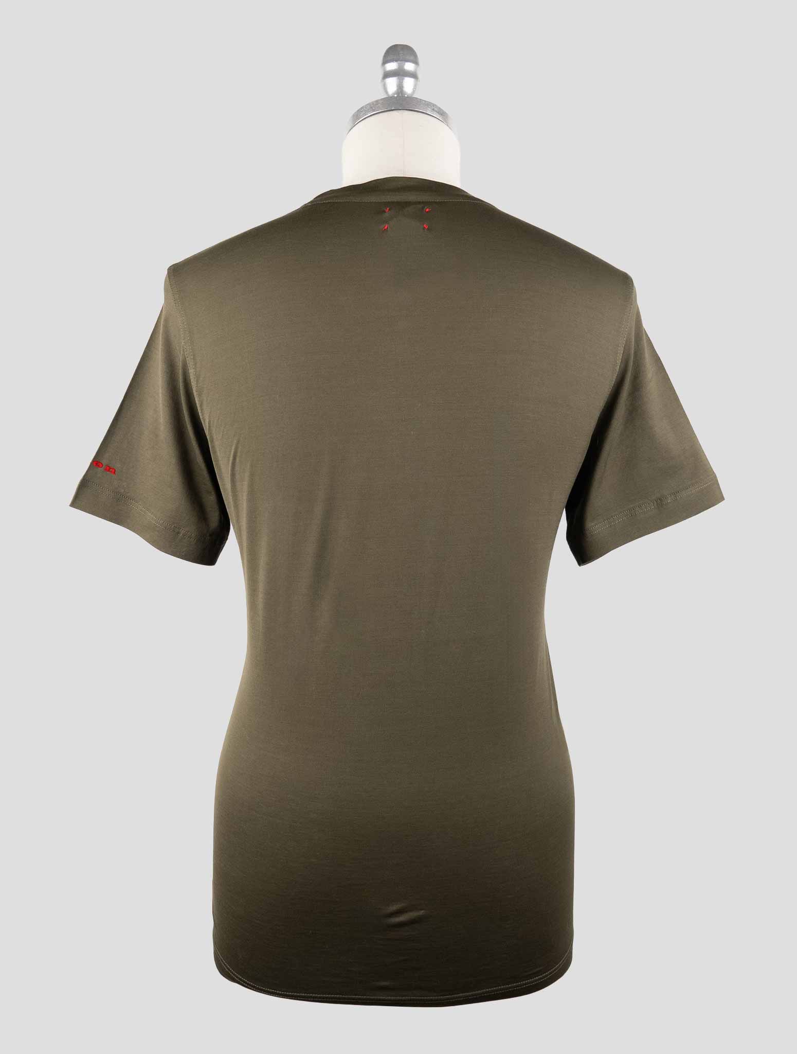 Kiton Green Cotton T-Shirt