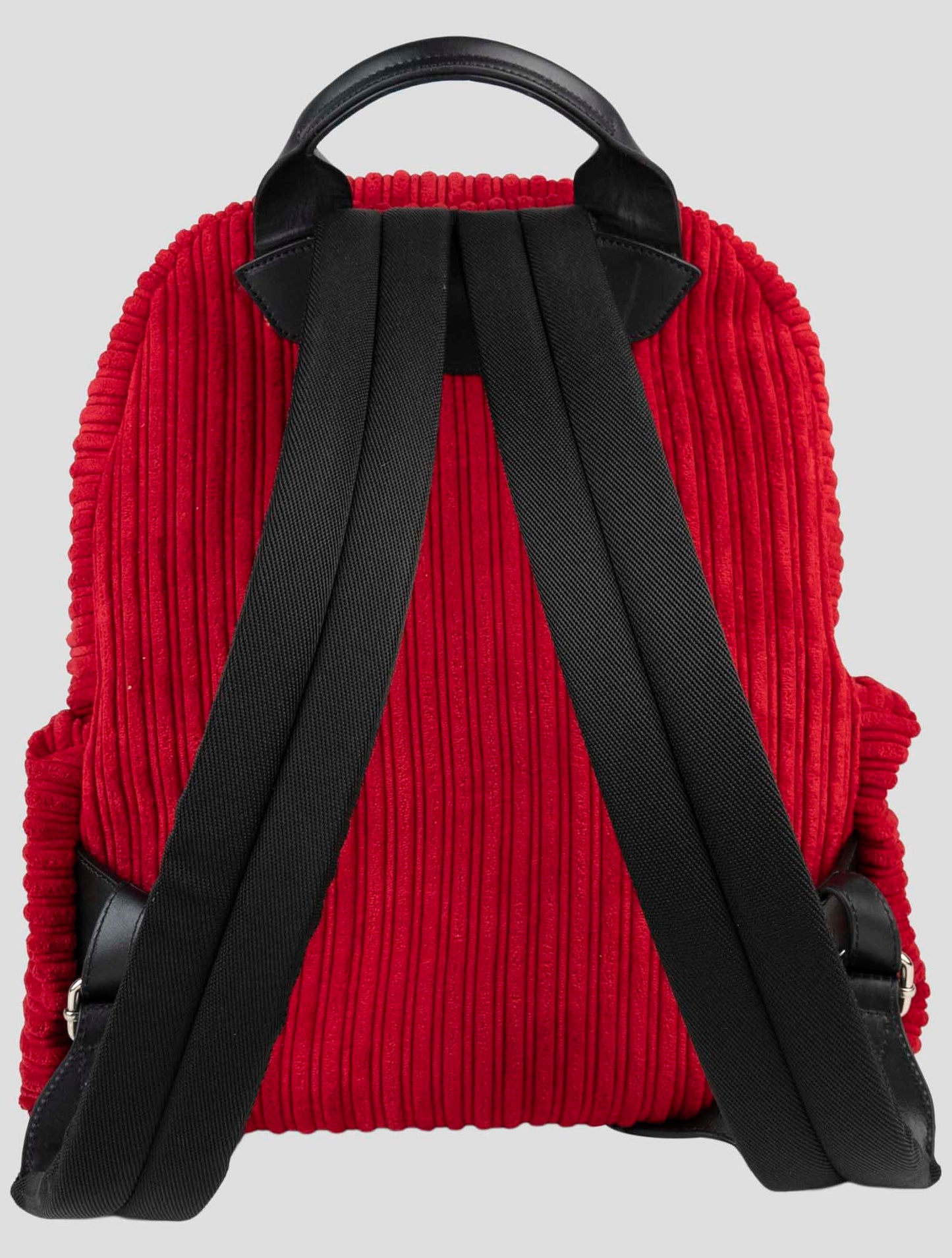 Kiton Red Pl Ea Velvet Backpack