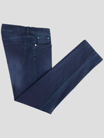 Kiton Blue Cotton Ea Jeans