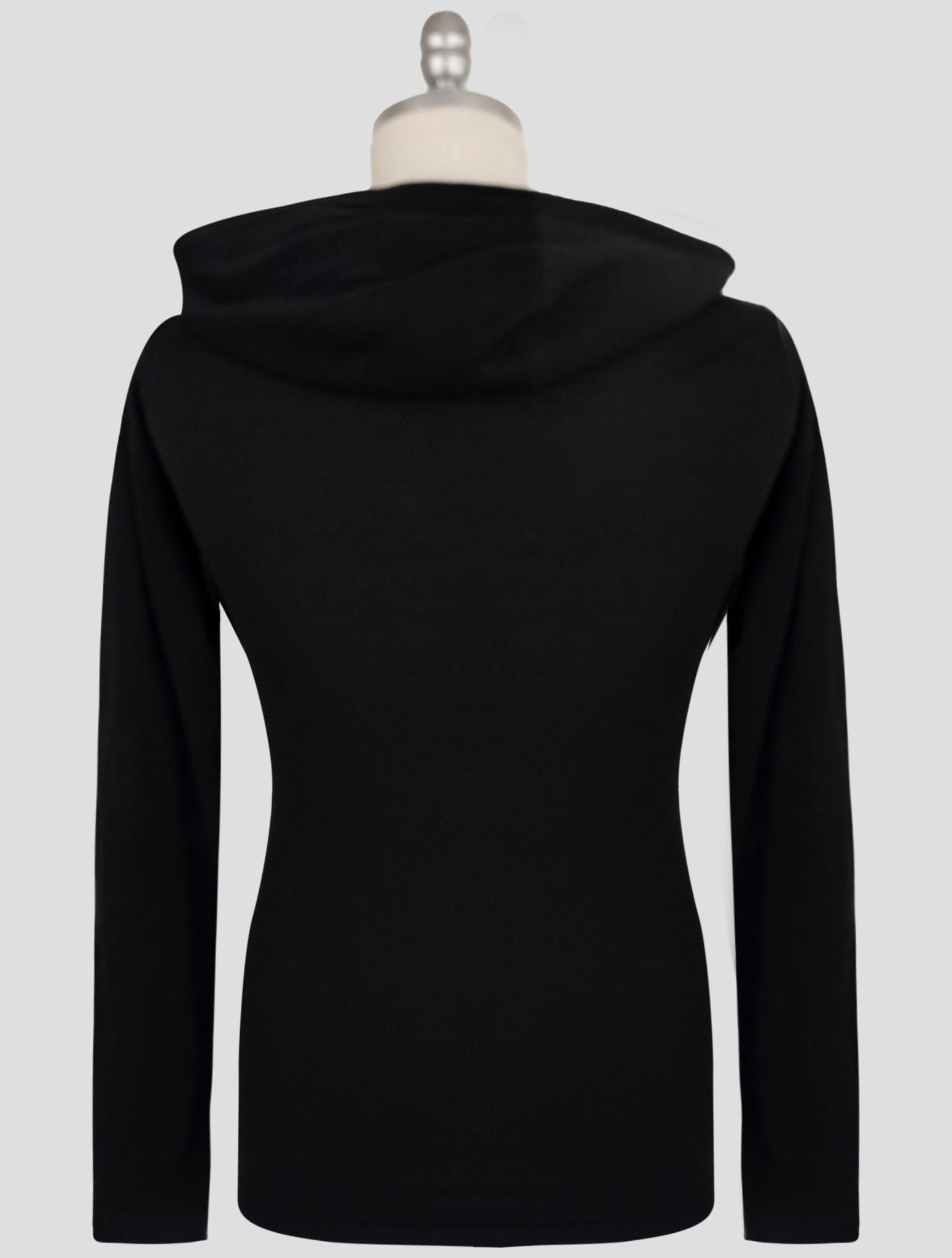 Kiton Knt Black Cotton Sweater Full Zip