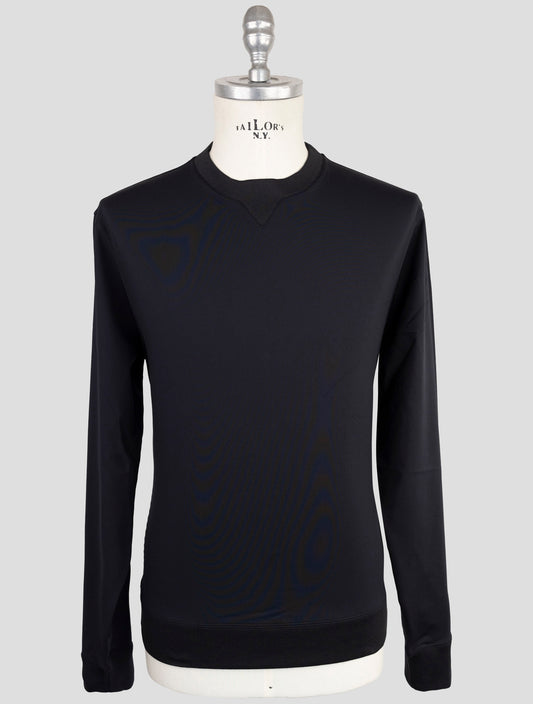 Kiton Knt Blue Pa Ea Sweater Crewneck