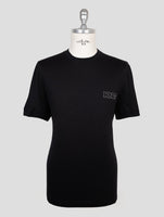 Kiton Knt Black Cotton T-Shirt