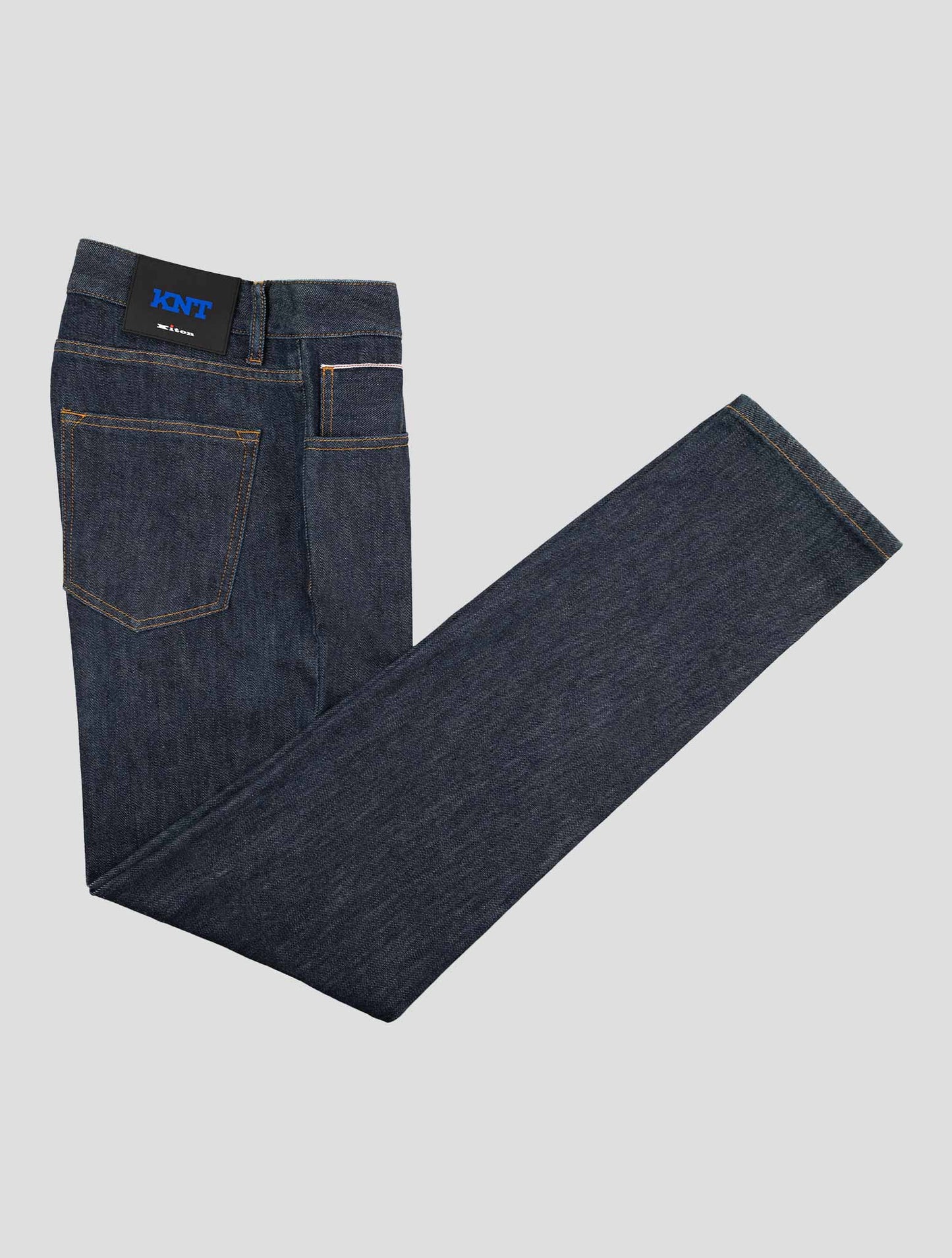 Kiton Knt Dark Blue Cotton Pe Jeans