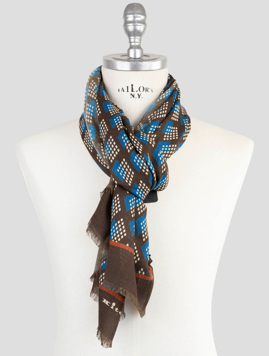 Kiton Multicolor Cashmere Scarf