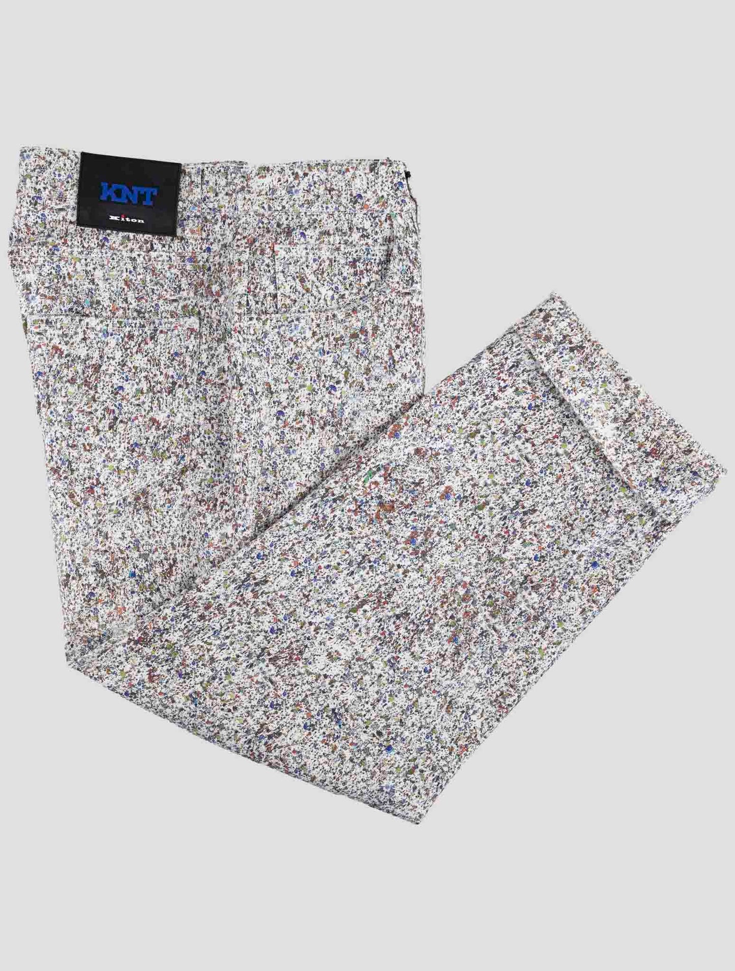 Kiton Knt Multicolor Cotton Ea Jeans