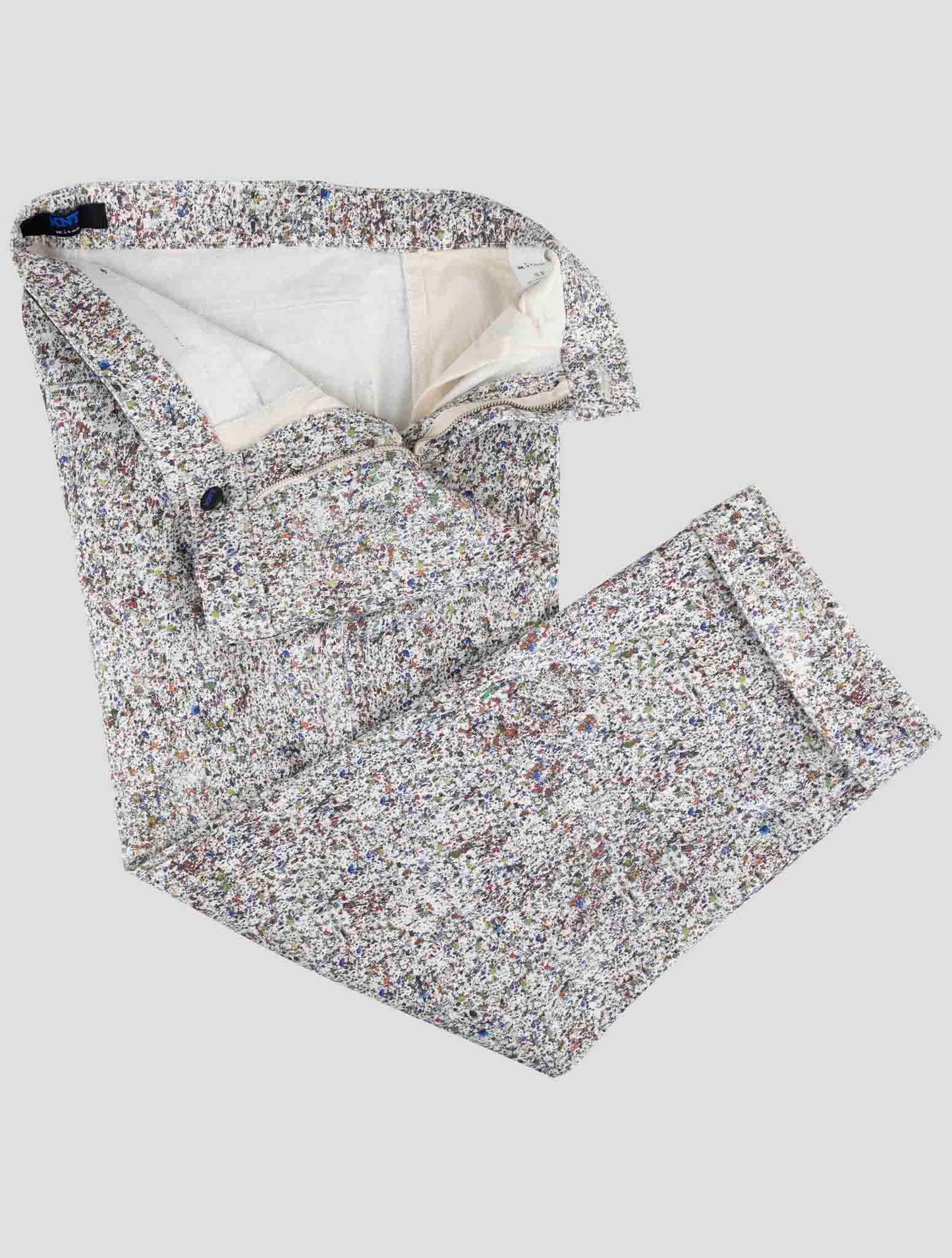 Kiton Knt Multicolor Cotton Ea Jeans