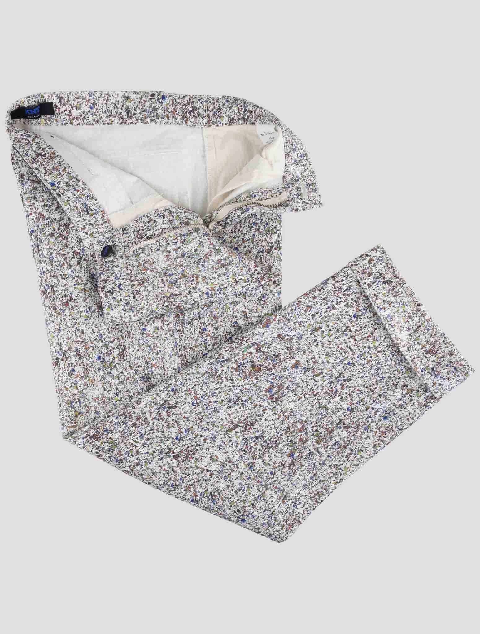 Kiton Knt Multicolor Cotton Ea Jeans