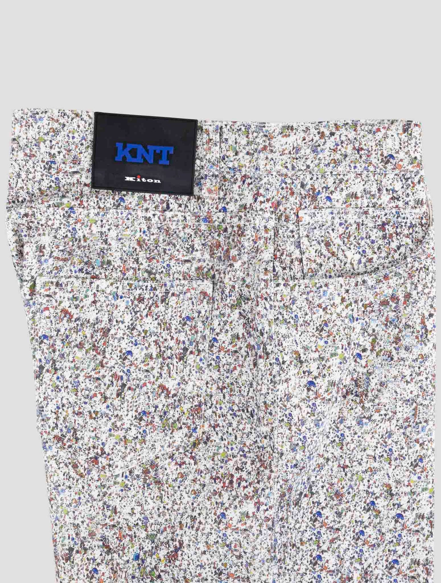 Kiton Knt Multicolor Cotton Ea Jeans