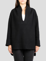 Kiton Black Cashmere Pa Sweater