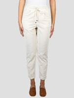 Kiton Beige Cotton Velvet Pants