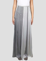 Kiton White Blue Pl Skirt