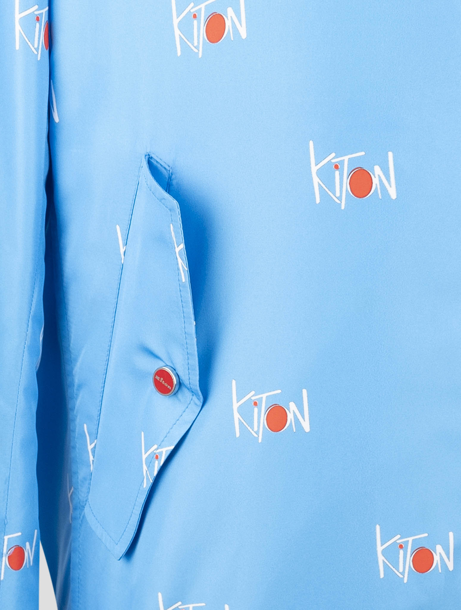 Kiton Light Blue Pl Coat