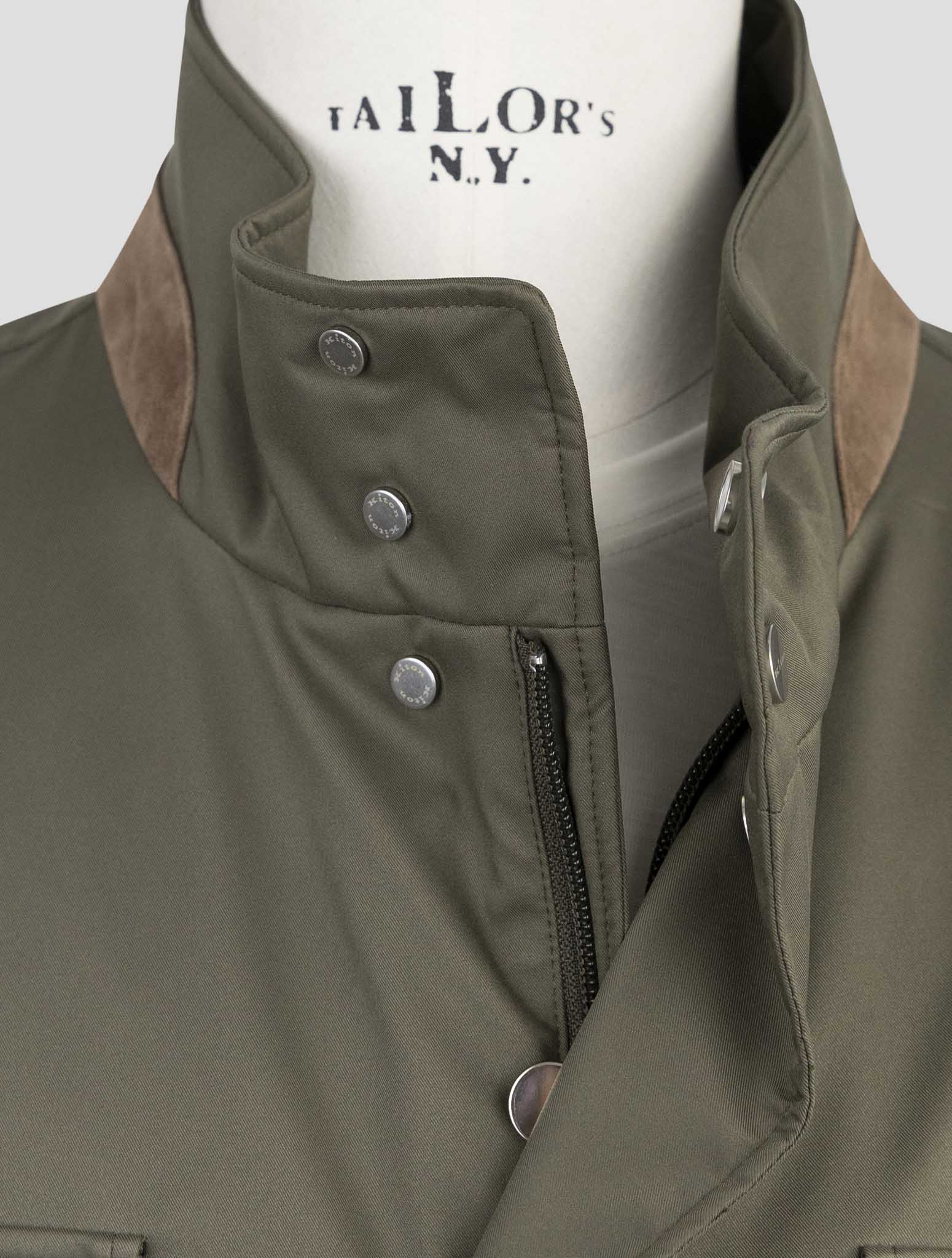 Kiton Green Pl Coat