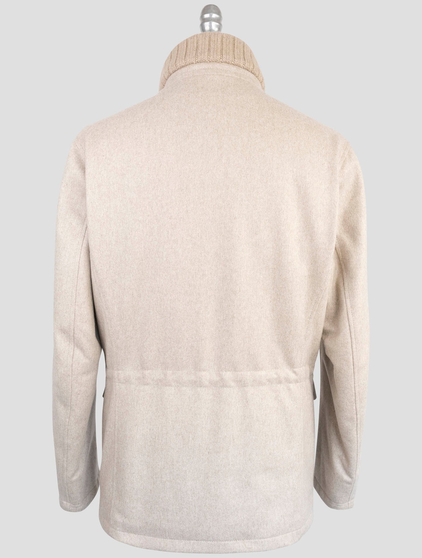 Kiton Beige Cashmere Coat