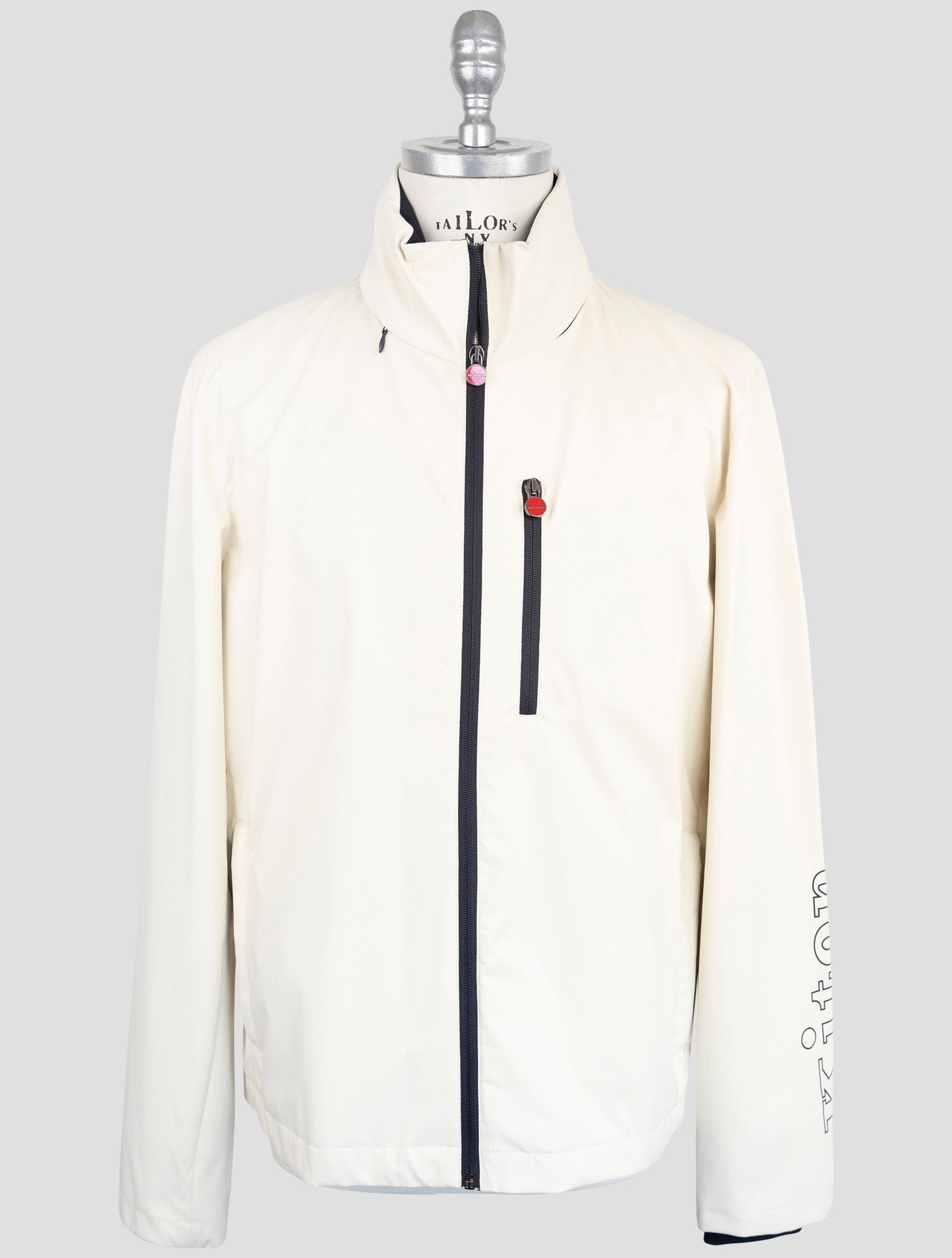 Kiton White Cashmere Coat
