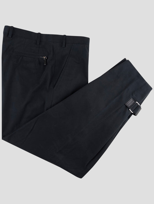 Kiton Black Wool Pants