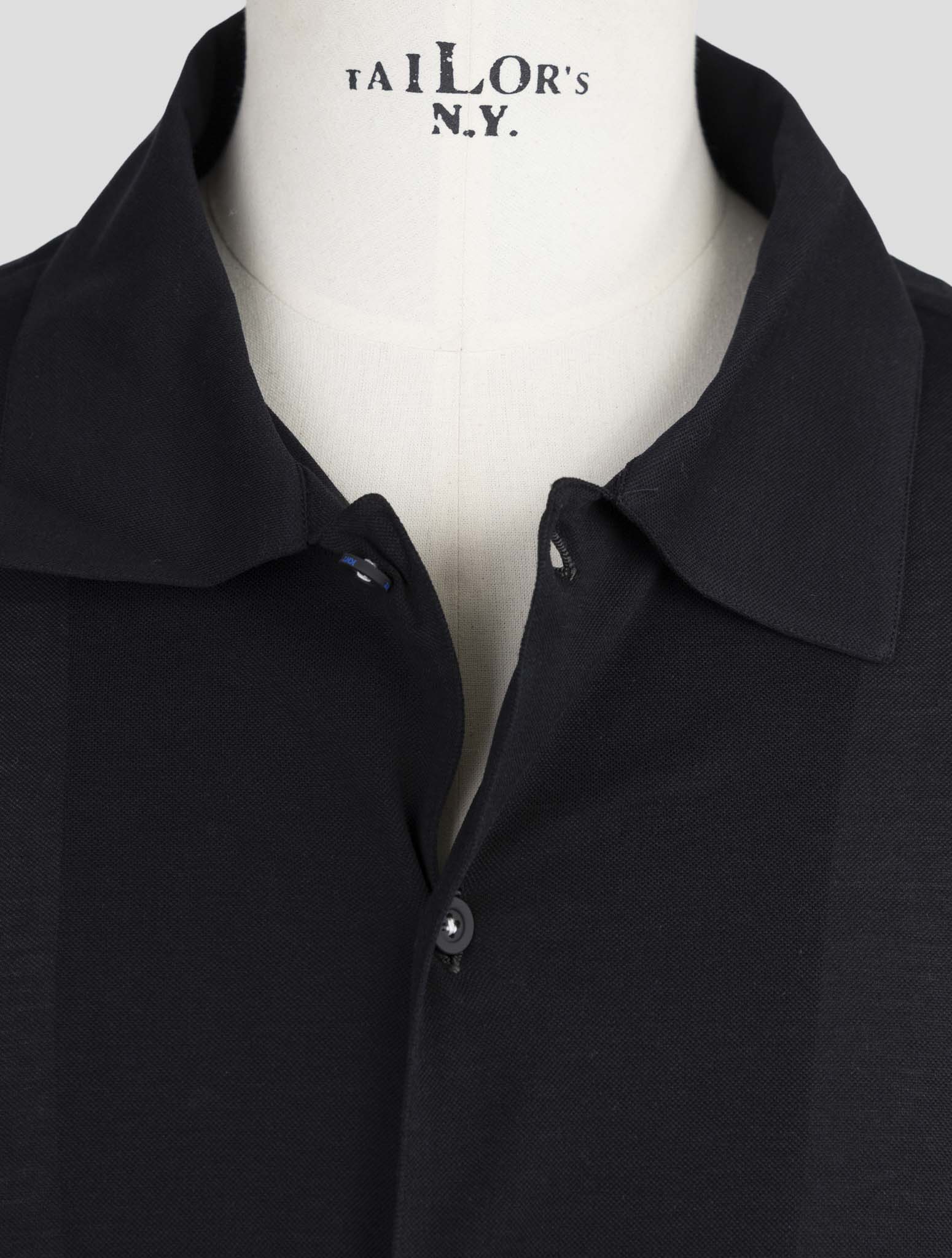 Kiton Knt Blue Cotton Shirt