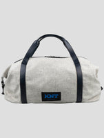Kiton Knt Gray Wool Travel Bag
