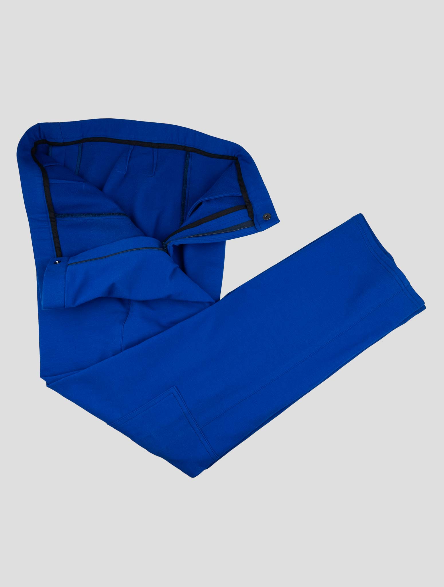 Kiton Knt Blue Cotton Ea Tracksuit