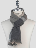 Kiton Gray Cashmere Scarf