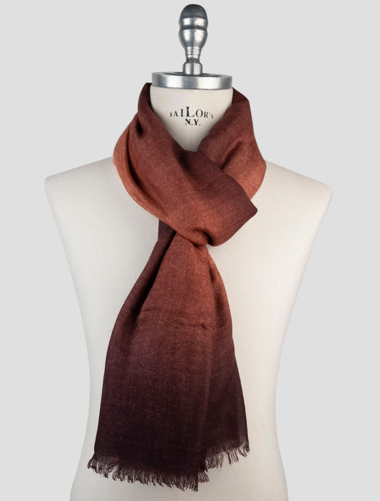Kiton Multicolor Cashmere Silk Scarf
