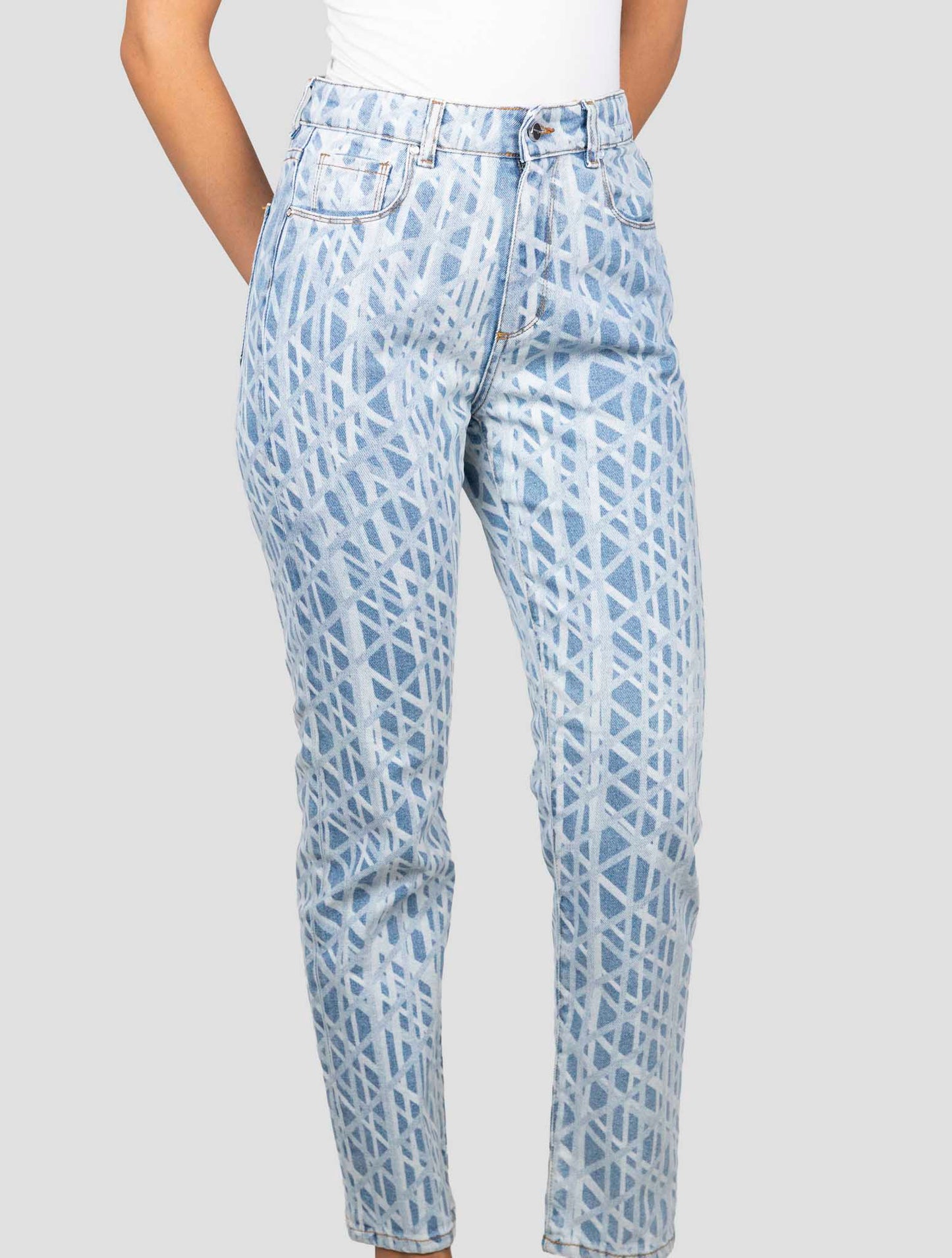 Kiton Light Blue Cotton Ea Jeans