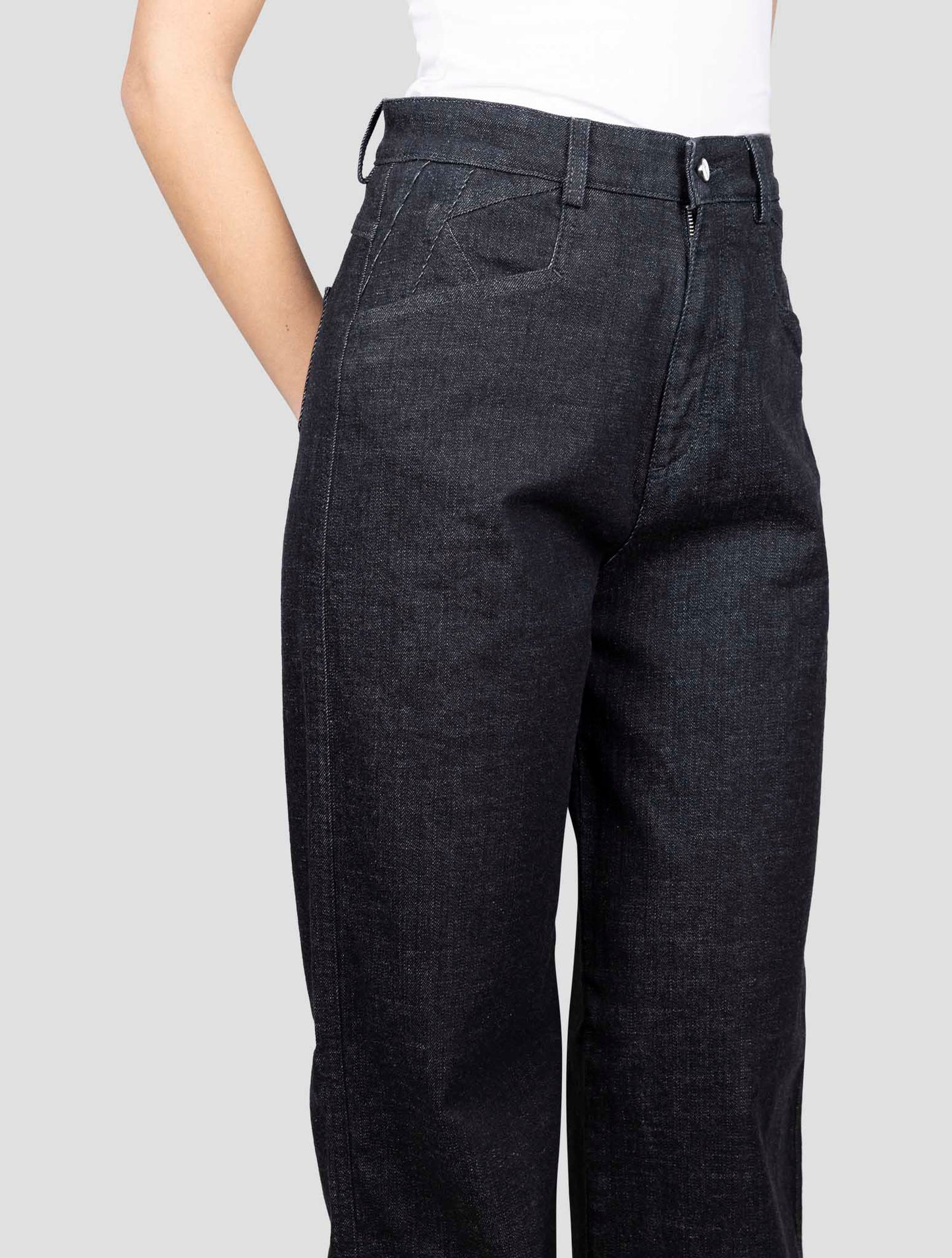 Kiton Black Cotton Ea Jeans