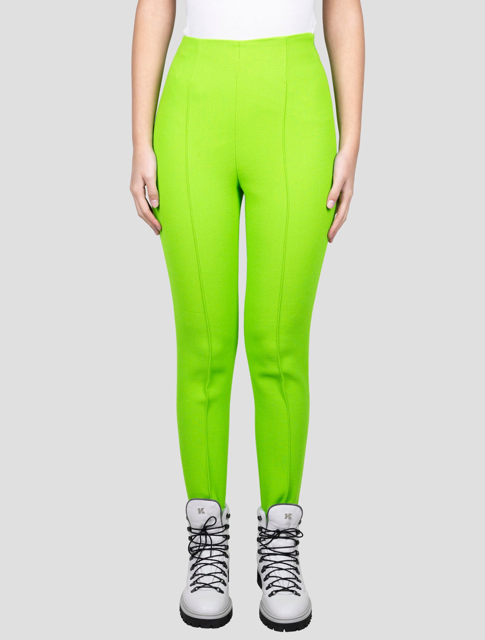 Kiton Green Wool Pants