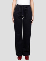 Kiton Black Cotton Cashmere Pants