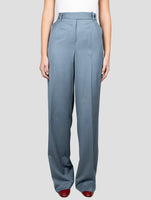 Kiton Green Virgin Wool Pants