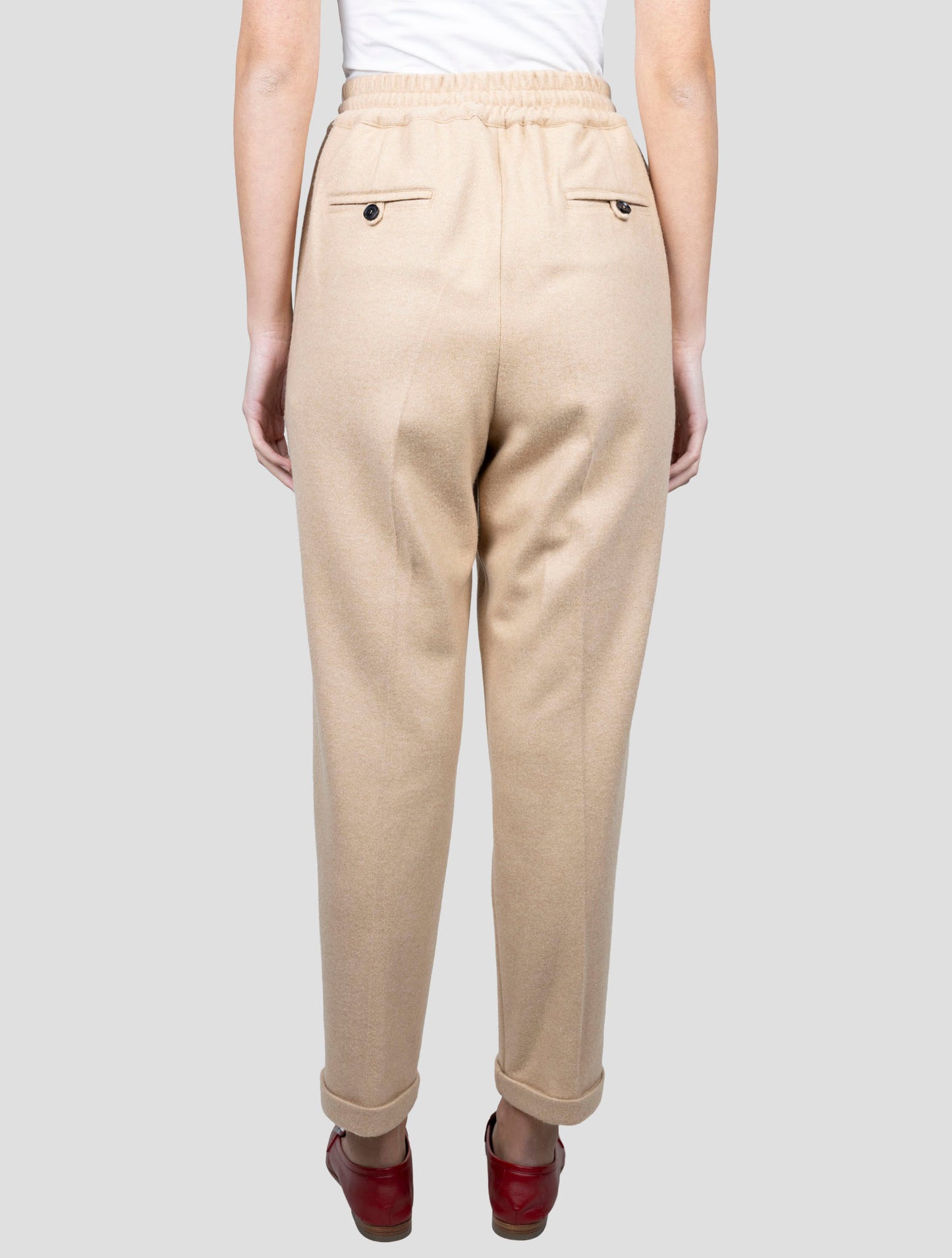 Kiton Brown Cashmere Pants