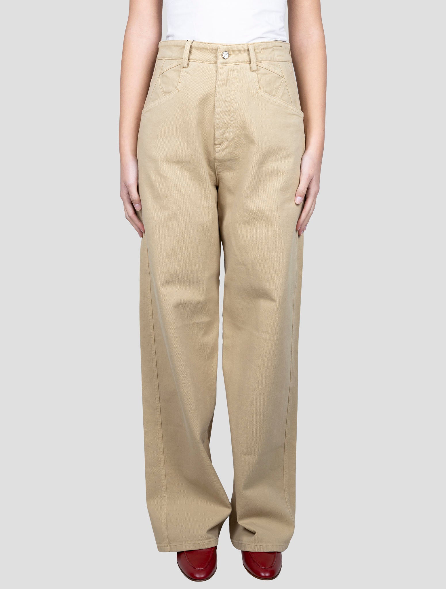 Kiton Beige Cotton Ea Jeans