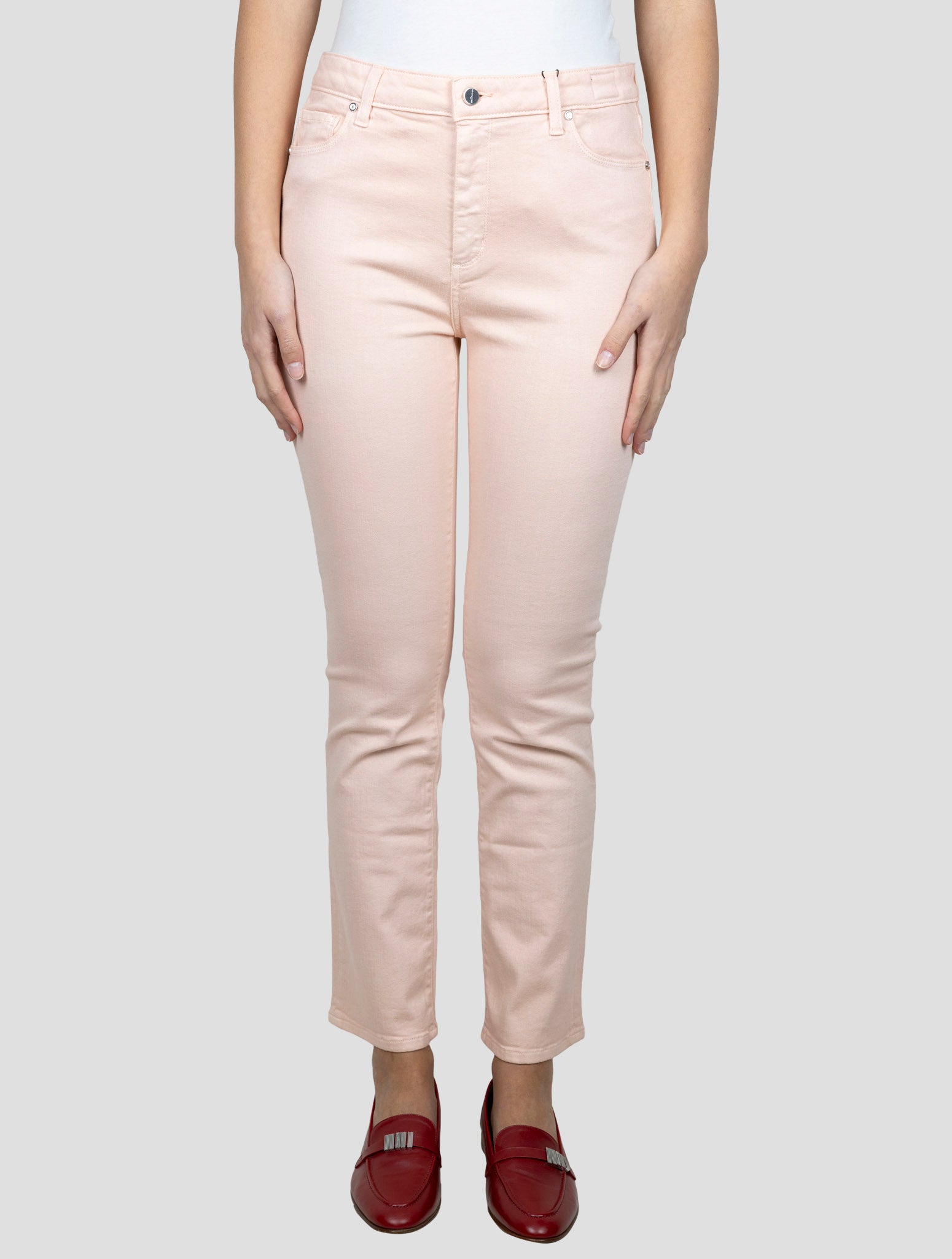 Kiton Pink Cotton Ea Jeans