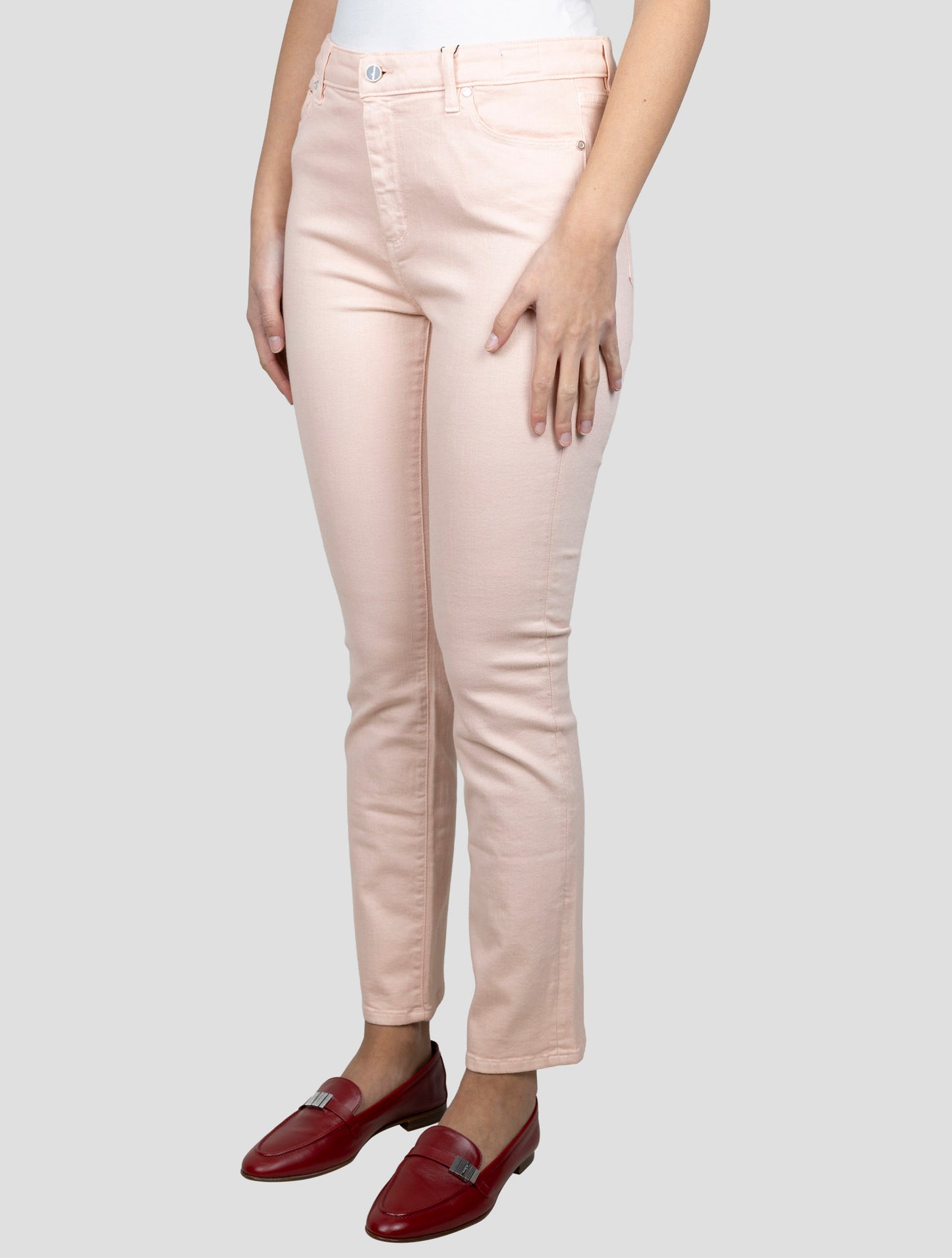 Kiton Pink Cotton Ea Jeans