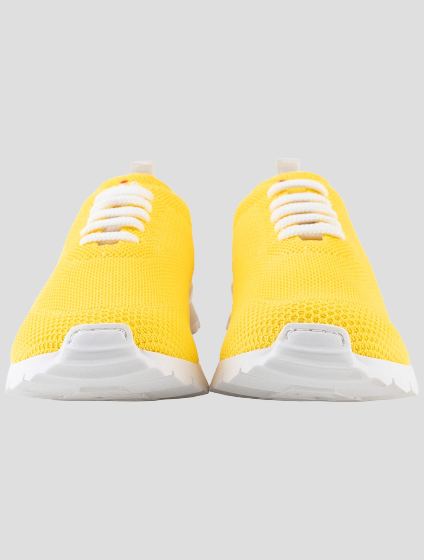 Kiton Yellow Cotton Ea Sneakers
