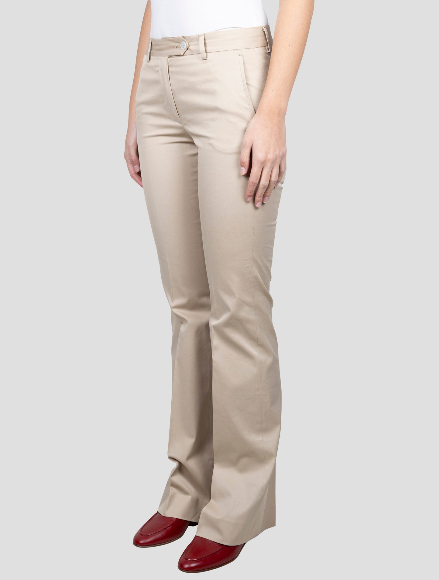 Kiton Beige Cotton Ea Pants
