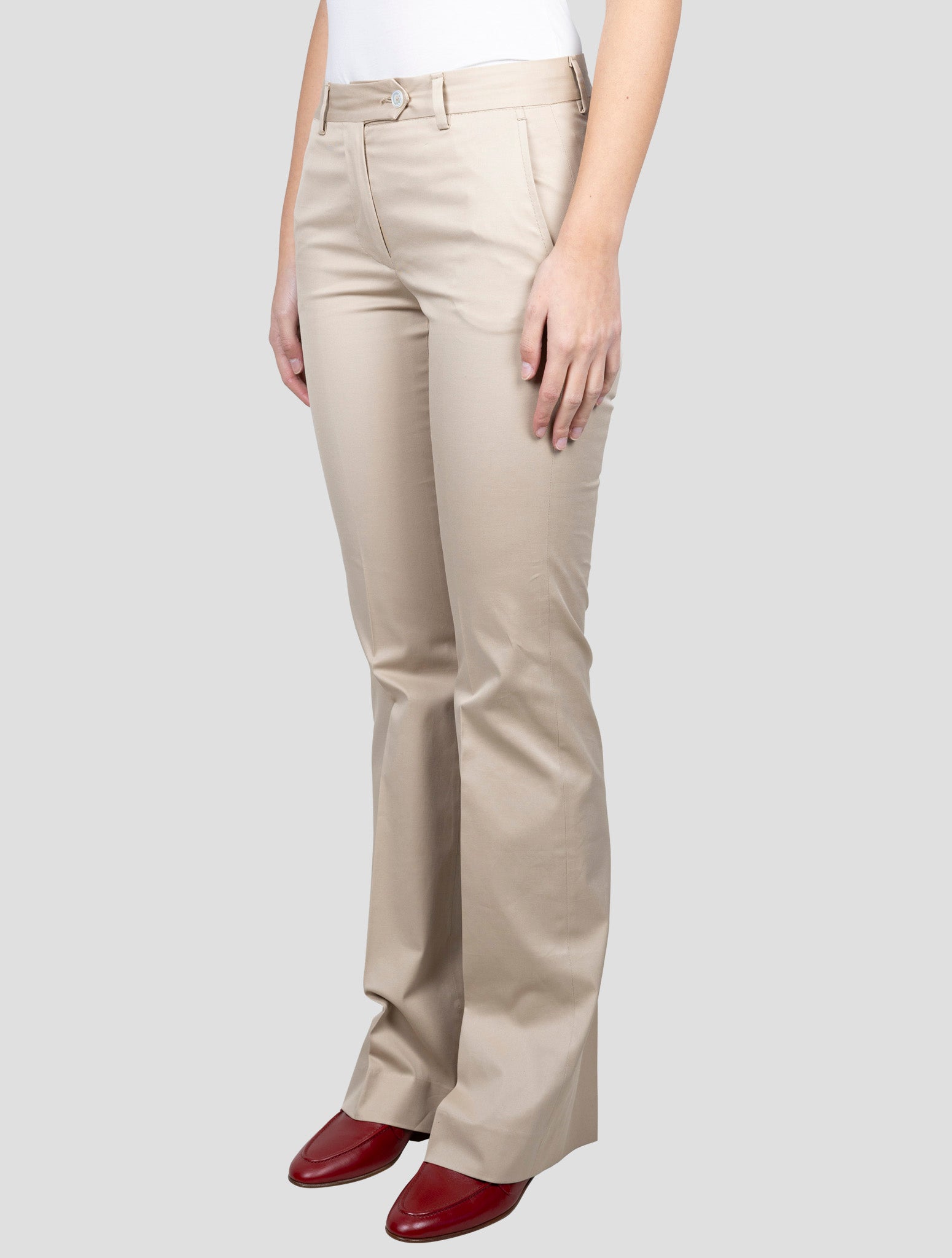 Kiton Beige Cotton Ea Pants