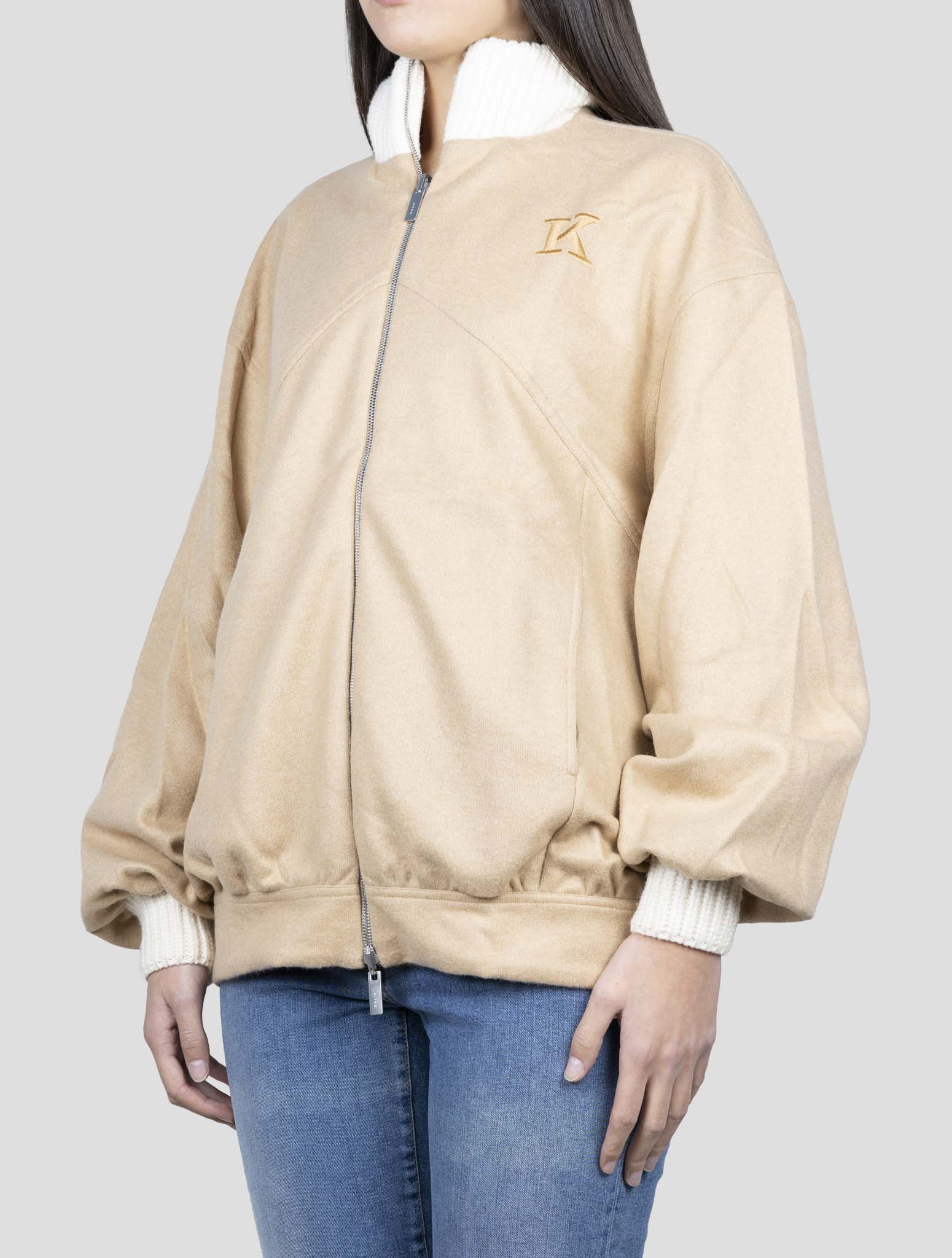 Kiton Brown Cashmere Sweater Full Zip