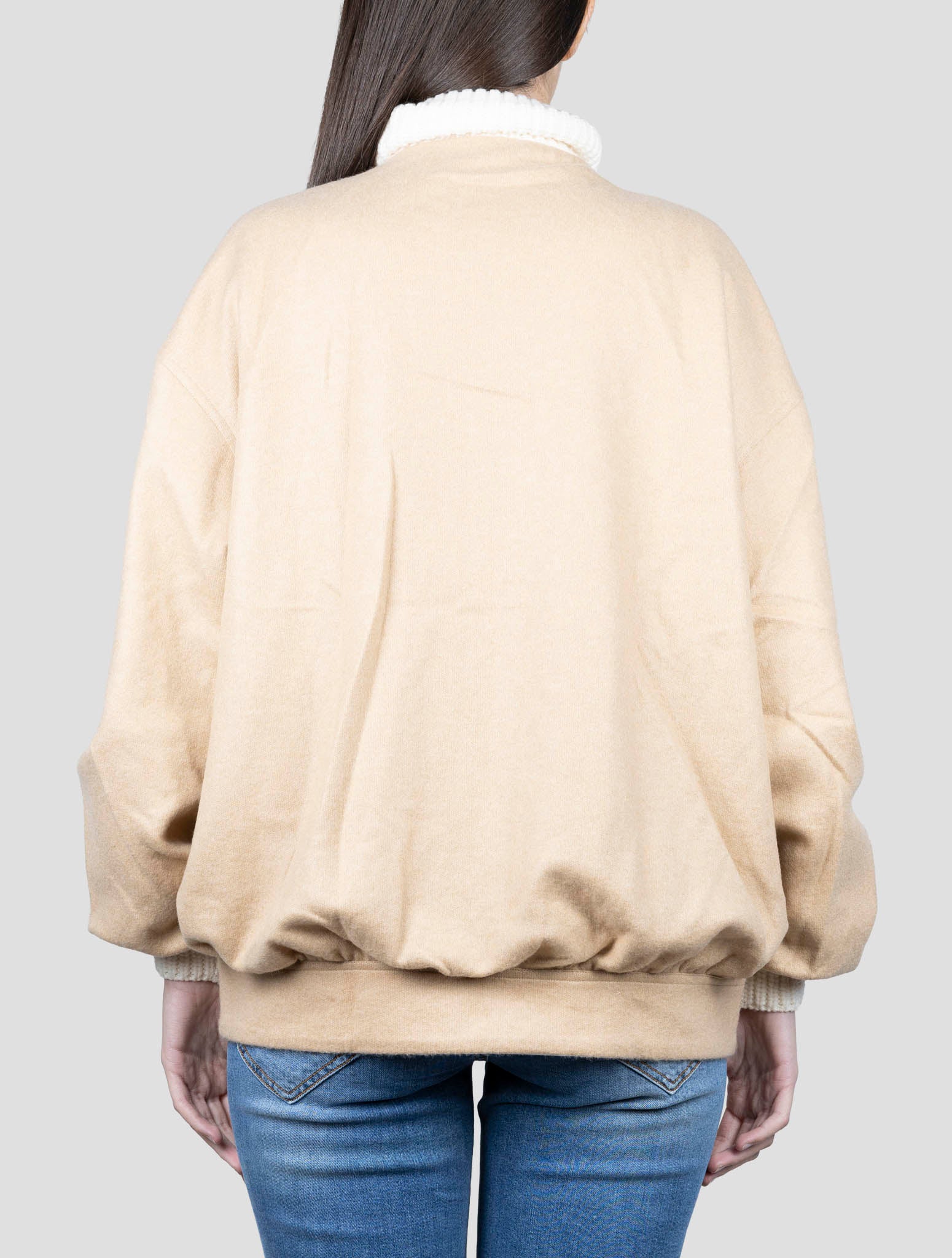 Kiton Brown Cashmere Sweater Full Zip