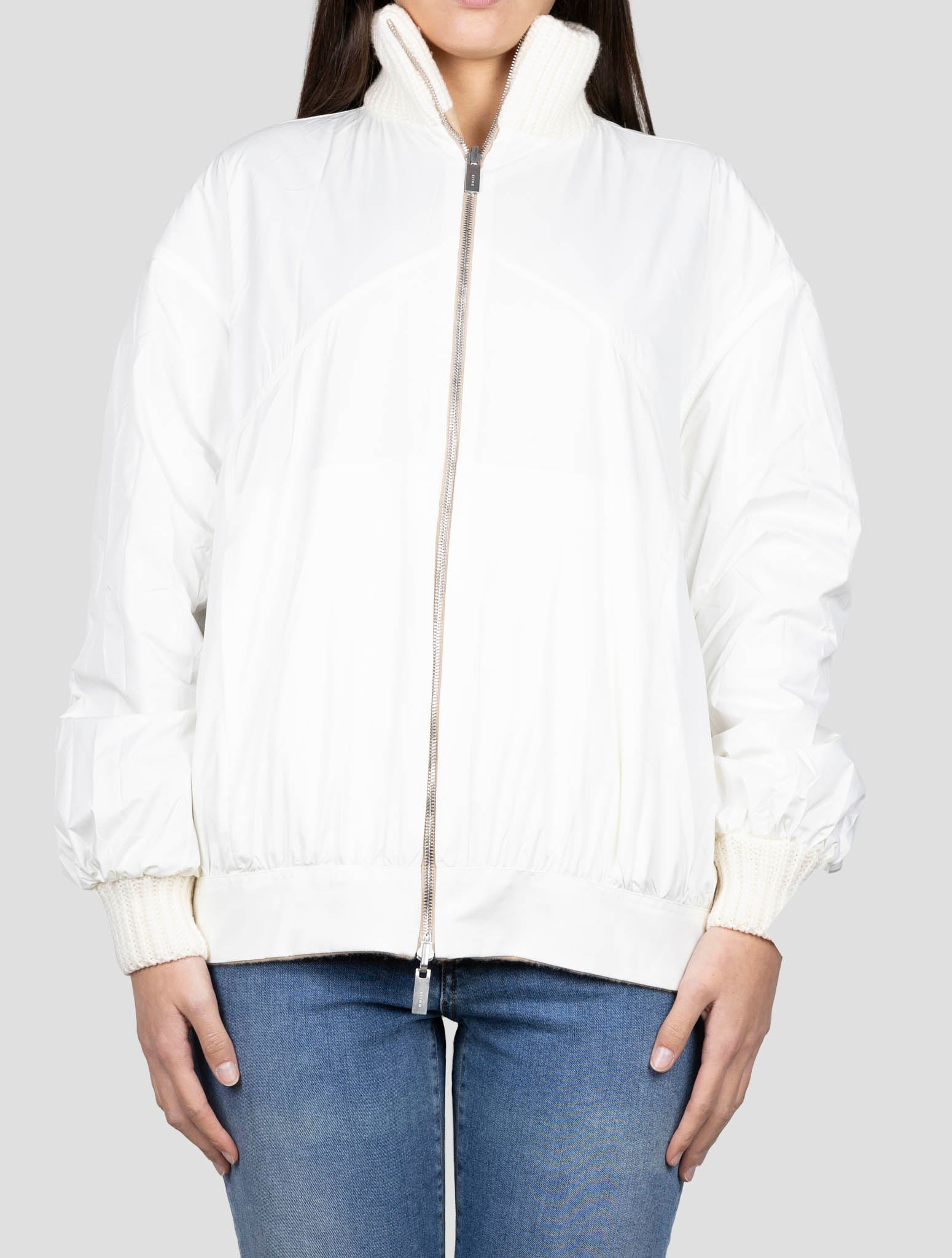 Kiton Brown Cashmere Sweater Full Zip