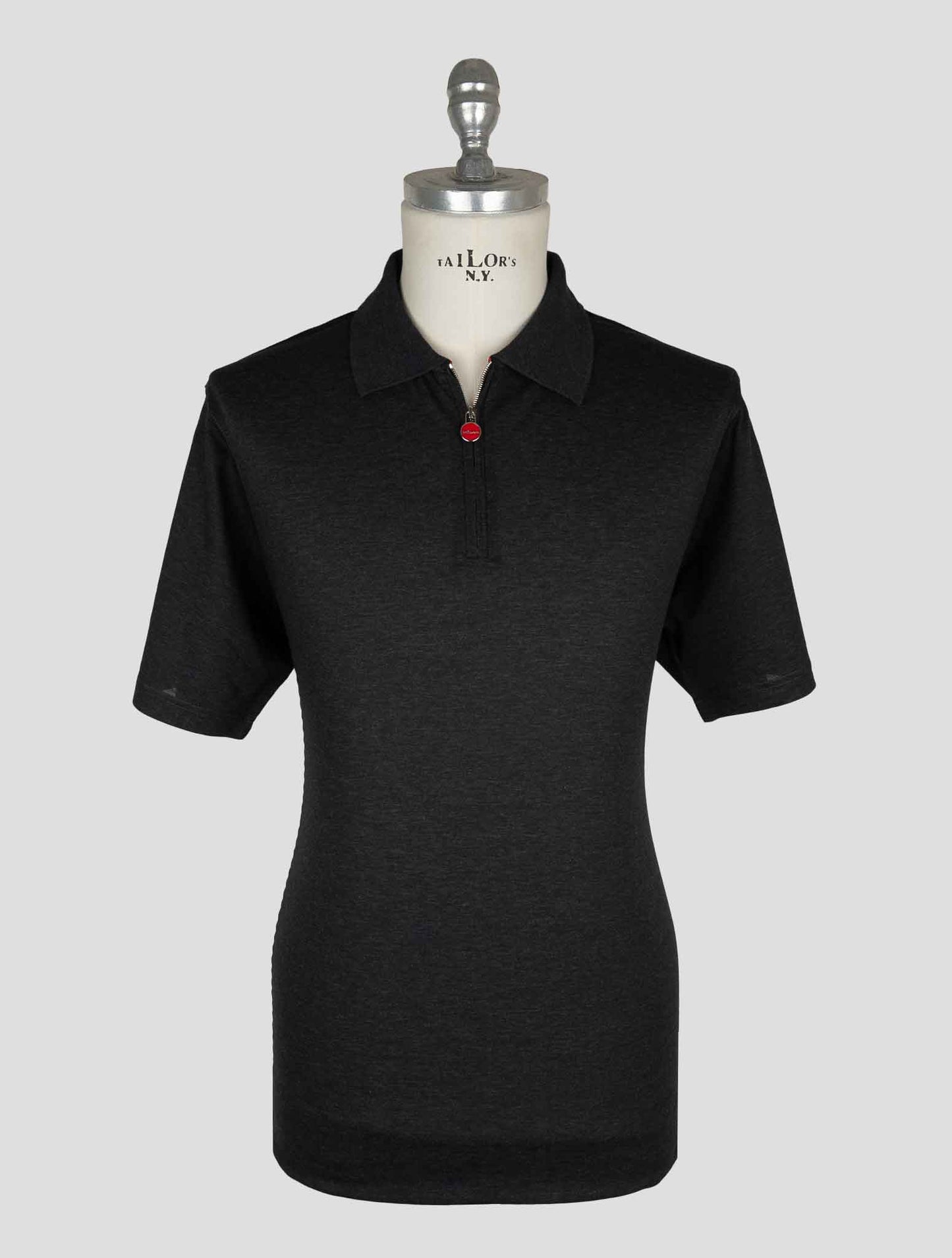 Kiton Gray Cotton Polo