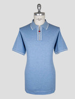Kiton Light blue Cotton Polo