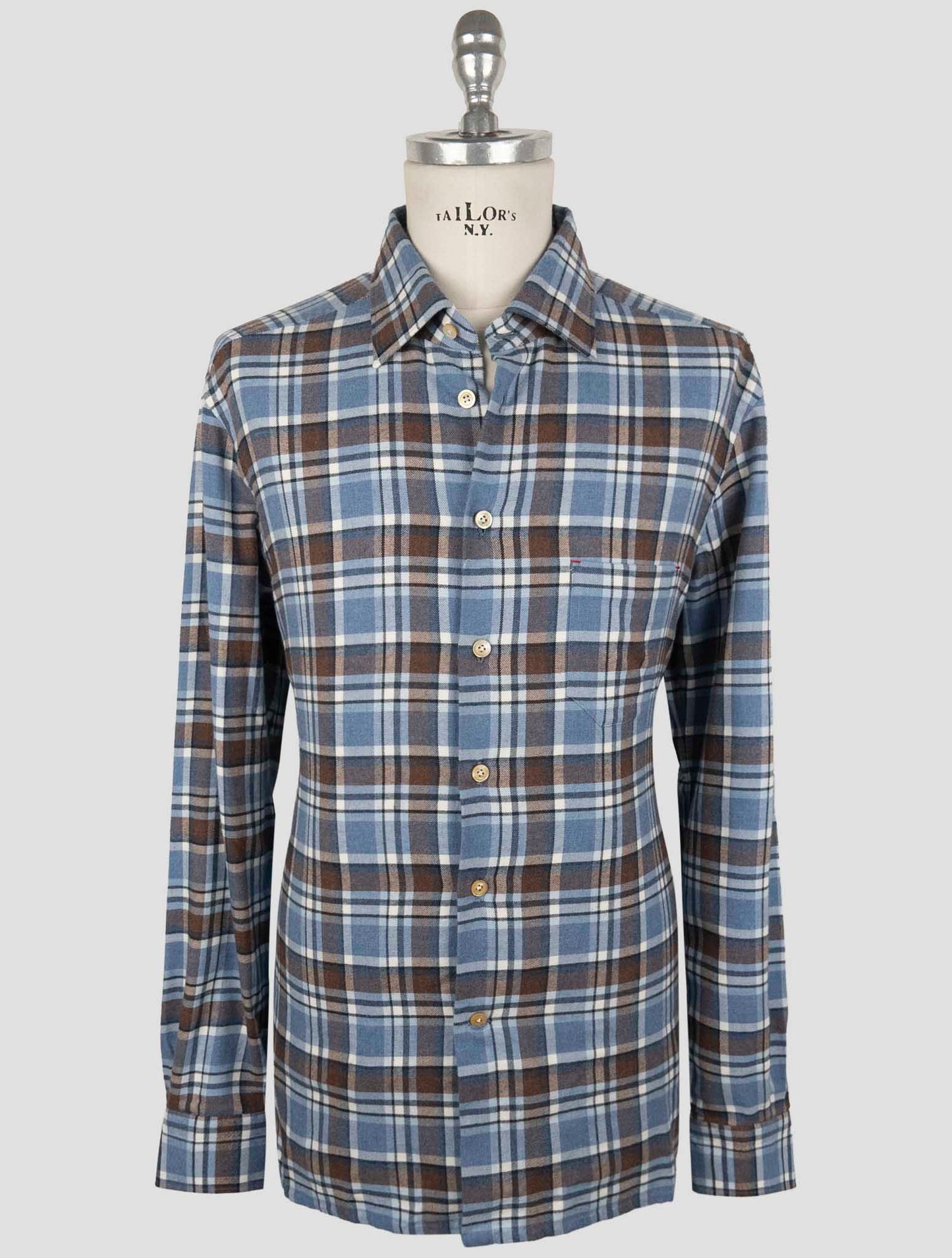 Kiton Multicoor Cotton Shirt