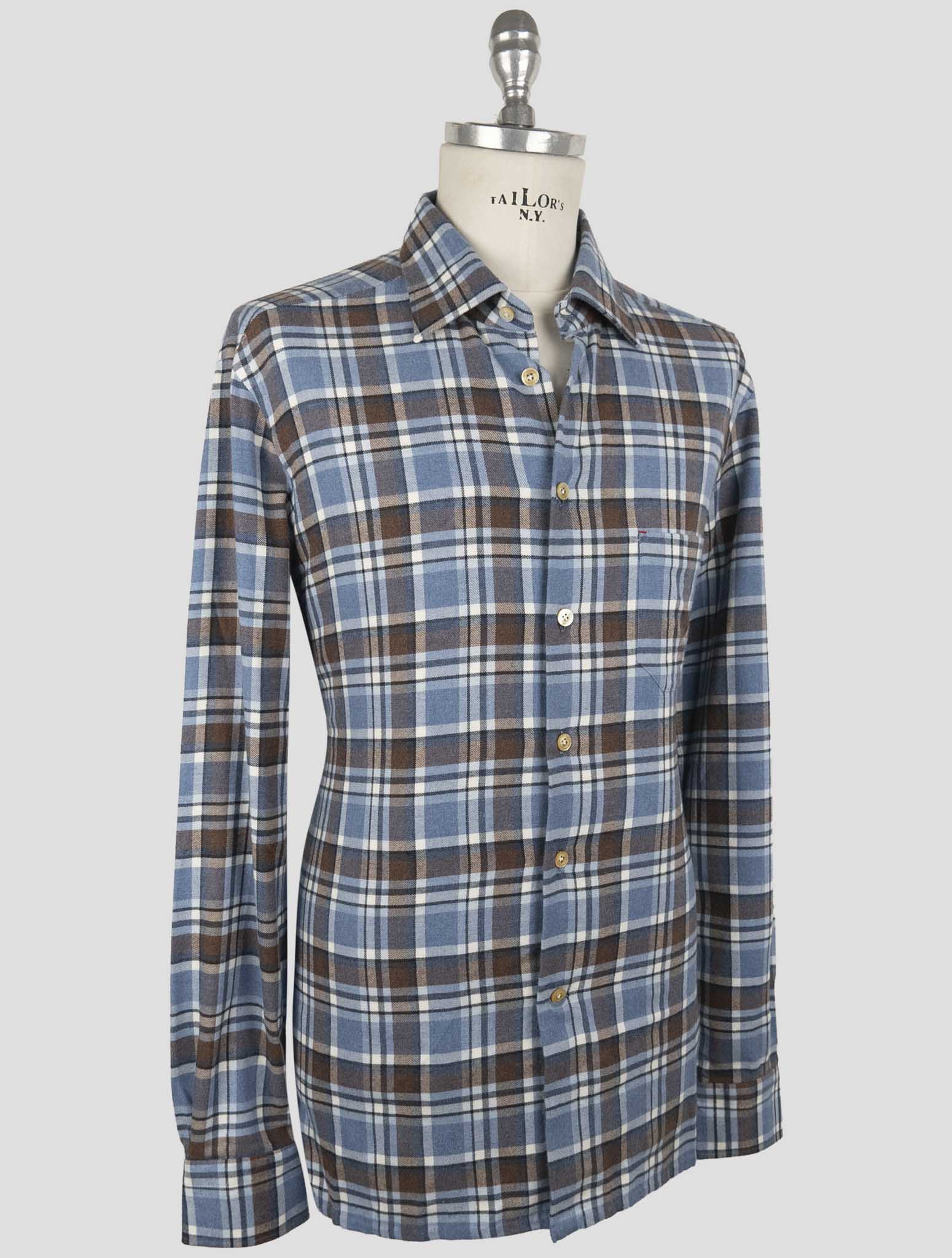Kiton Multicoor Cotton Shirt