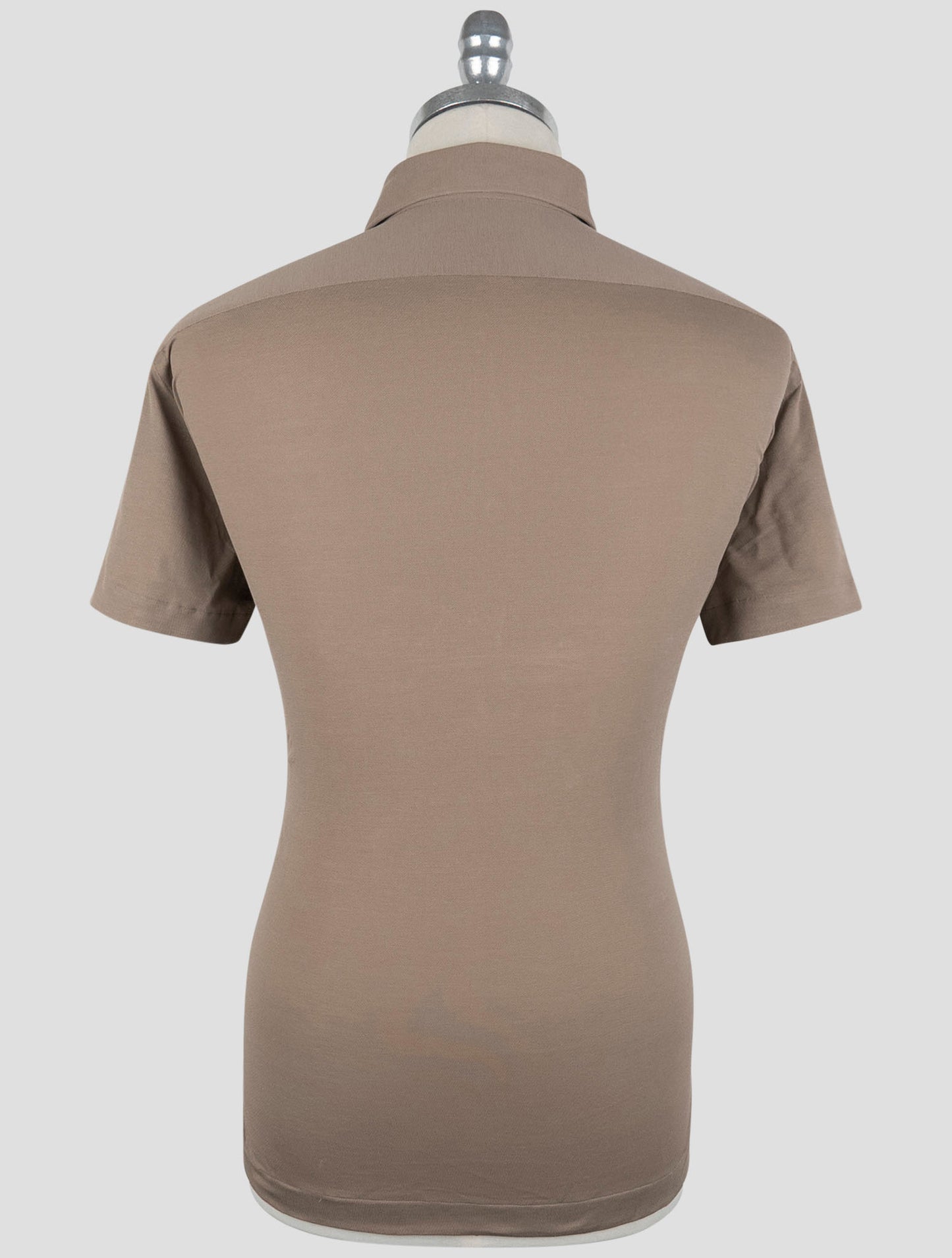 Kiton Brown Cotton Polo