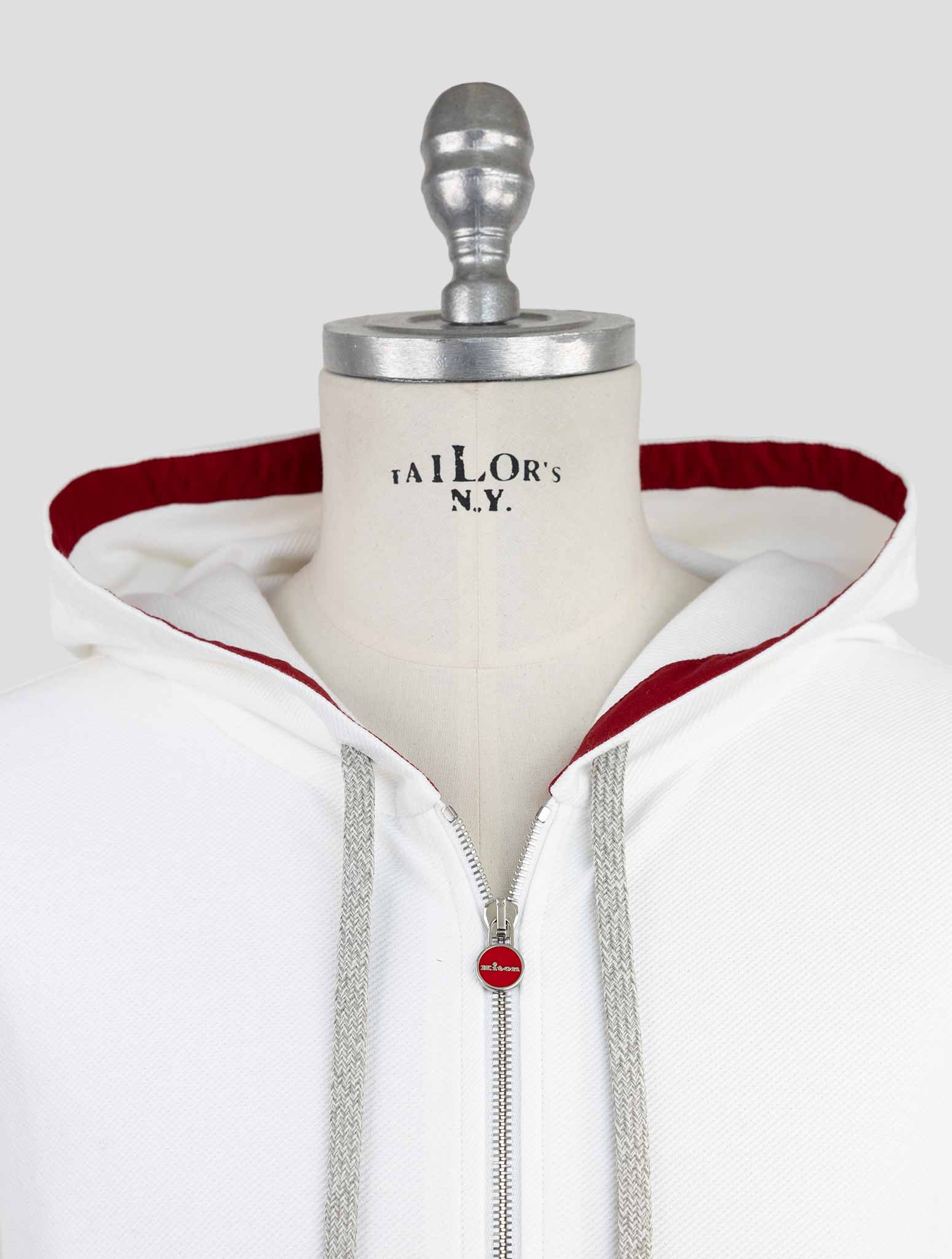 Kiton White Cotton Tracksuit