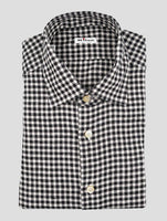 Kiton White Linen Ea Pl Shirt