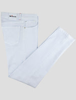 Kiton Light Blue Cotton Ea Jeans
